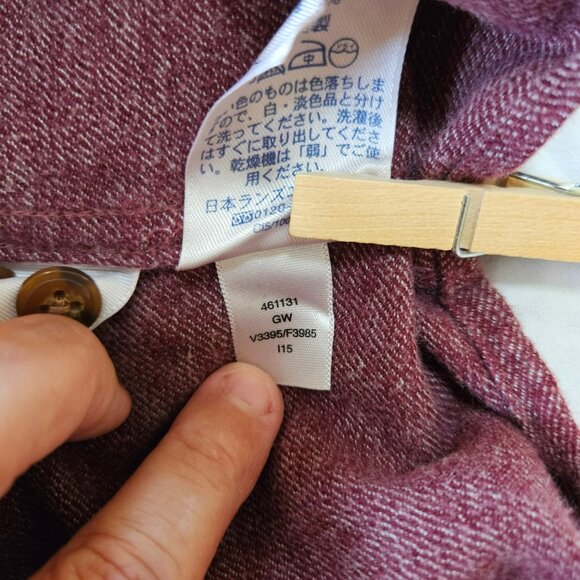 Lands’ End Shirt Men’s L 16 - 16 ½ Button Down Tailored Fit Solid Comfy Outdoor - Picture 8 of 8